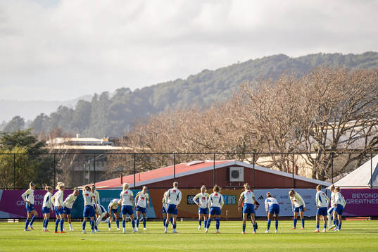Players of the Swedish women's national football team