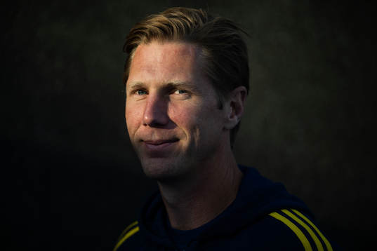Sports psychologist Rasmus Liljeblad of the Swedish women's