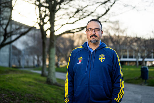 Medical doctor Houman Ebrahimi of the Swedish women's