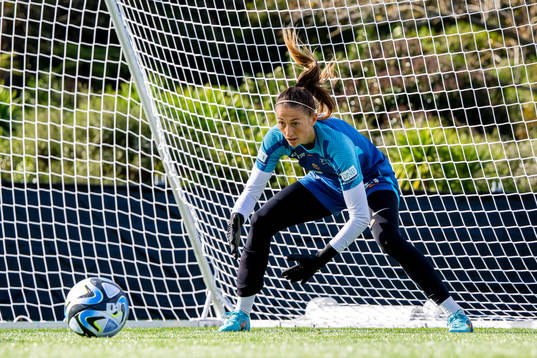 Goalkeeper Cecilie Fiskerstrand of the Norwegian women’s