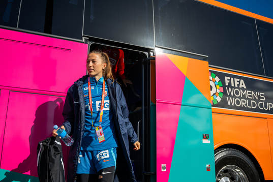 Goalkeeper Cecilie Fiskerstrand of the Norwegian women’s
