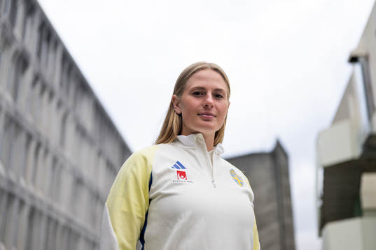 Goalkeeper Tove Enblom of the Swedish women's national