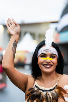 A representative of the indigenous peoples of Australia