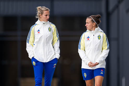 Nathalie Björn and Julia Zigiotti Olme of the Swedish