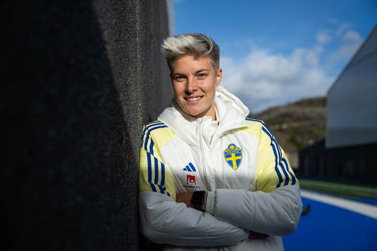 Lina Hurtig of the Swedish women's national football team