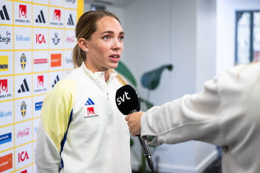 Elin Rubensson of the Swedish women's national football