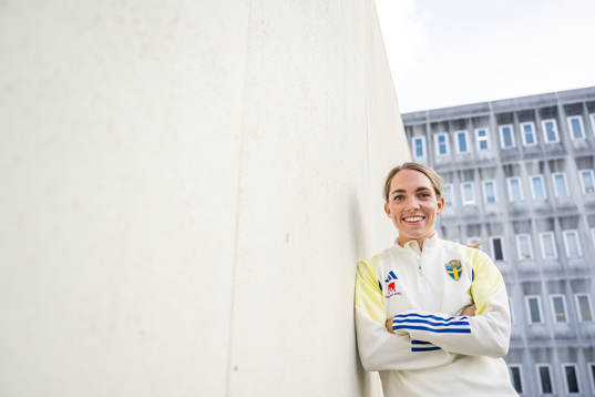 Elin Rubensson of the Swedish women's national football
