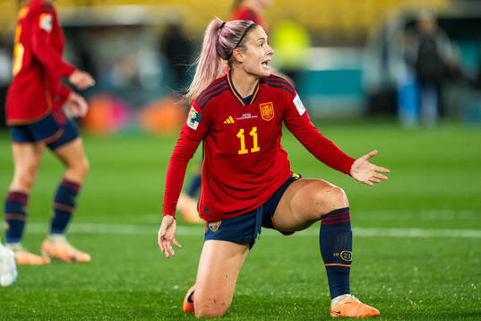 Alexia Putellas of Spain reacts