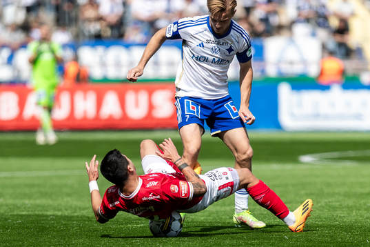 IFK Norrköpings Jacob Ortmark och Degerfors Diego De Jesus