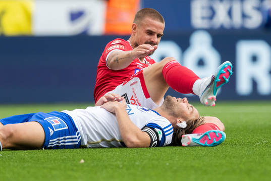 Degerfors Douglas Bergqvist och IFK Norrköpings