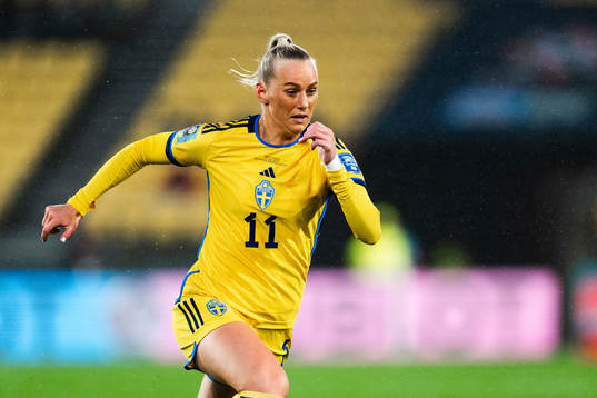 Stina Blackstenius of Sweden