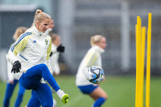 Sofia Jakobsson of the Swedish women's national football