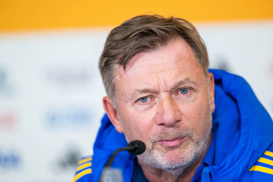 Head coach Peter Gerhardsson of the Swedish women's