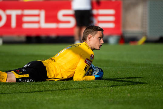 Degerfors målvakt Sondre Lovseth Rossbach