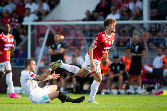 Brommapojkarnas Amadeus Sögaard och Degerfors Gustav