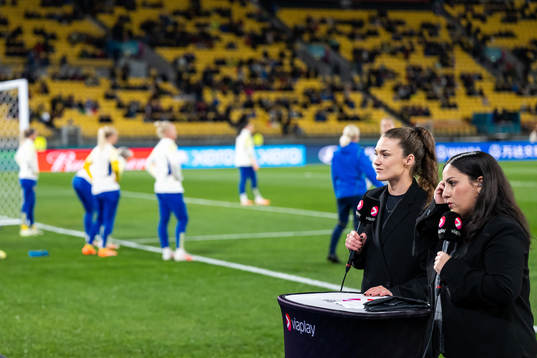 Saga Fredriksson and Jennifer Kücükaslan of Swedish
