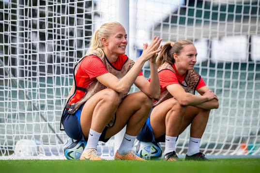 Guro Bergsvand and Marit Bratberg Lund of the Norwegian