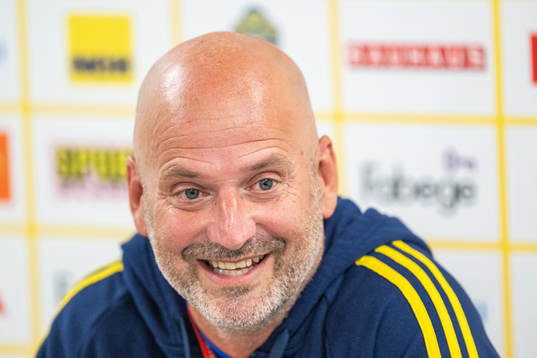 Assistant coach Magnus Wikman of the Swedish women's