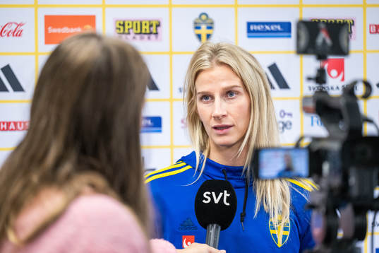 Sofia Jakobsson of the Swedish women's national football