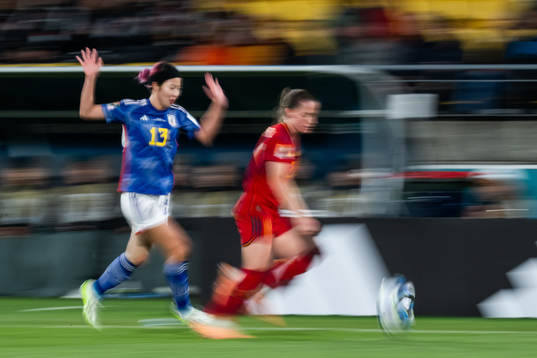 Jun Endo of Japan and Rocia Galvez of Spain