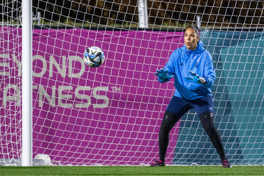 Goalkeeeper Vanina Correa of the Argentinian women's