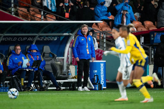 Head coach Peter Gerhardsson of Sweden