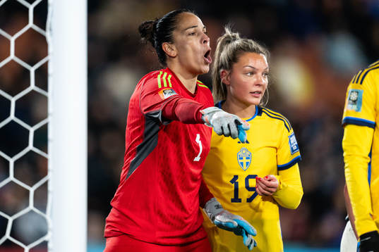 Goalkeeper Vanina Correa of Argentina