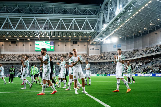 Players of Hammarby looks dejected