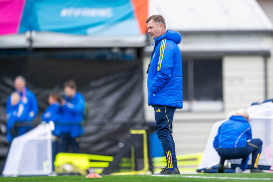 Head coach Peter Gerhardsson of the Swedish women's