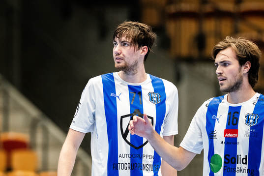 Helsingborgs Christoffer Andersson och Fredi Petersson