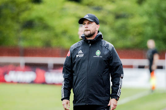 Skövde AIKs tränare Tobias Linderoth