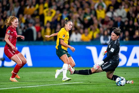 Bläddra bland fler bilder av FIFA Women's World Cup 2023, day 19, Round of 16, Australia - Denmark