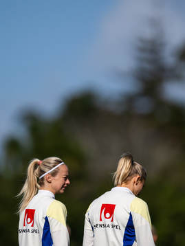 Amanda Ilestedt and Fridolina Rolfö of the Swedish women's