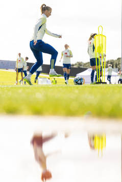 Sofia Jakobsson of the Swedish women's national football