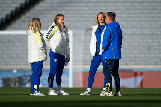 Team Manager Marika Domanski Lyfors, Magdalena Eriksson,