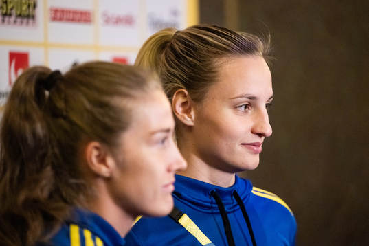 Filippa Angeldahl and Nathalie Björn of the Swedish