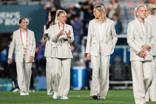 Rebecka Blomqvist and Fridolina Rolfö of Sweden