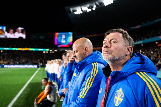 Head coach Peter Gerhardsson of Sweden
