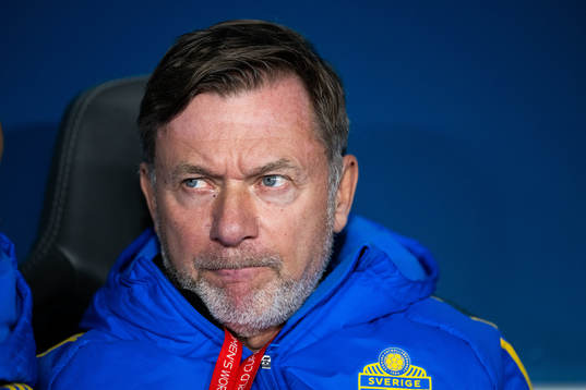 Head coach Peter Gerhardsson of Sweden