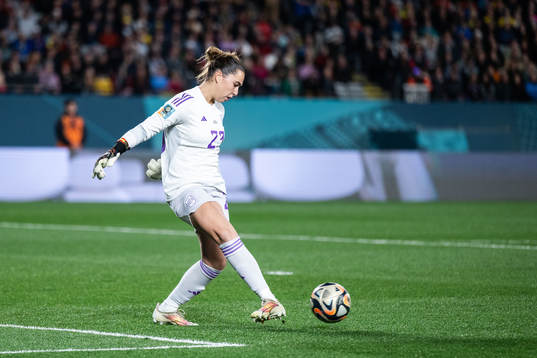 Goalkeeper Cata Coll of Spain