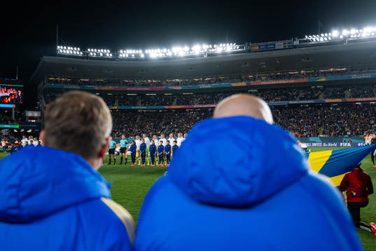 Kosovare Asllani, goalkeeper Zecira Musovic, Jonna