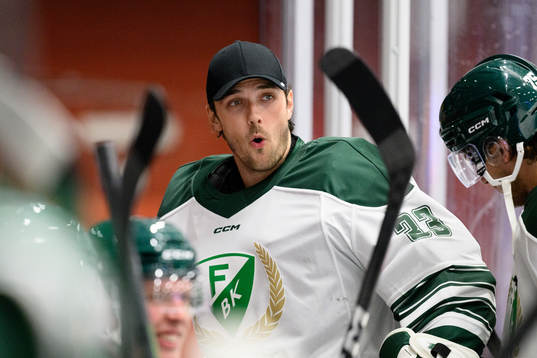 Färjestads målvakt Max Lagace