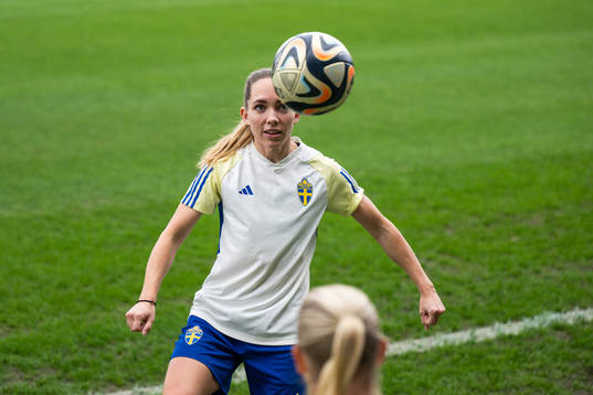 Elin Rubensson of the Swedish women's national football