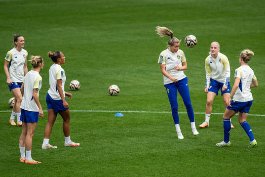 Linda Sembrant, Anna Sandberg and Rebecka Blomqvist of the