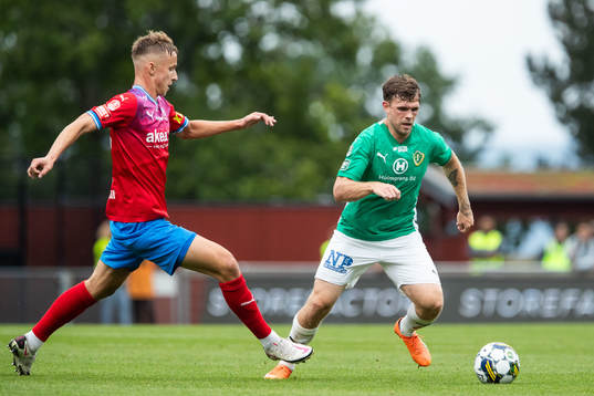 Helsingborgs Lukas Kjellnäs och Jönköpings Södras Marko