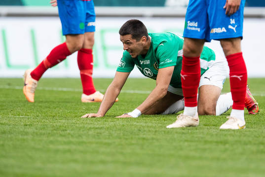 Jönköpings Södras Sadmir Zekovic deppar