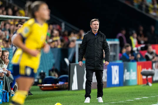 Head coach Peter Gerhardsson of Sweden