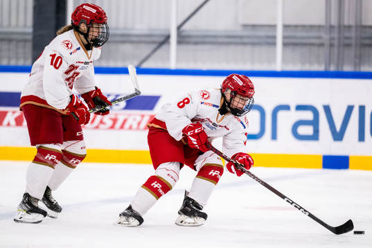 Troja Ljungbys Lovisa Lundström och Tilde Elmersson