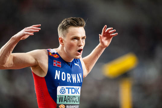 Karsten Warholm of Norway