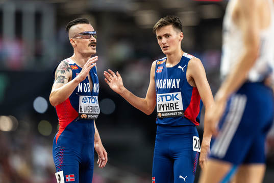 Henrik Ingebrigtsen of Norway and Magnus Tuv Myhre of Norway